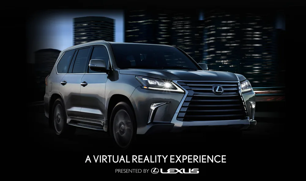 A virtual reality experience presented by Lexus